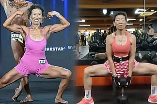 Bà cụ 71 tuổi có cơ bụng 6 múi, giành giải cao ở cuộc thi thể hình