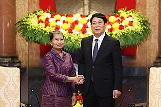 Campuchia luôn trân trọng đóng góp to lớn của nguyên Chủ tịch nước Trần Đức Lương