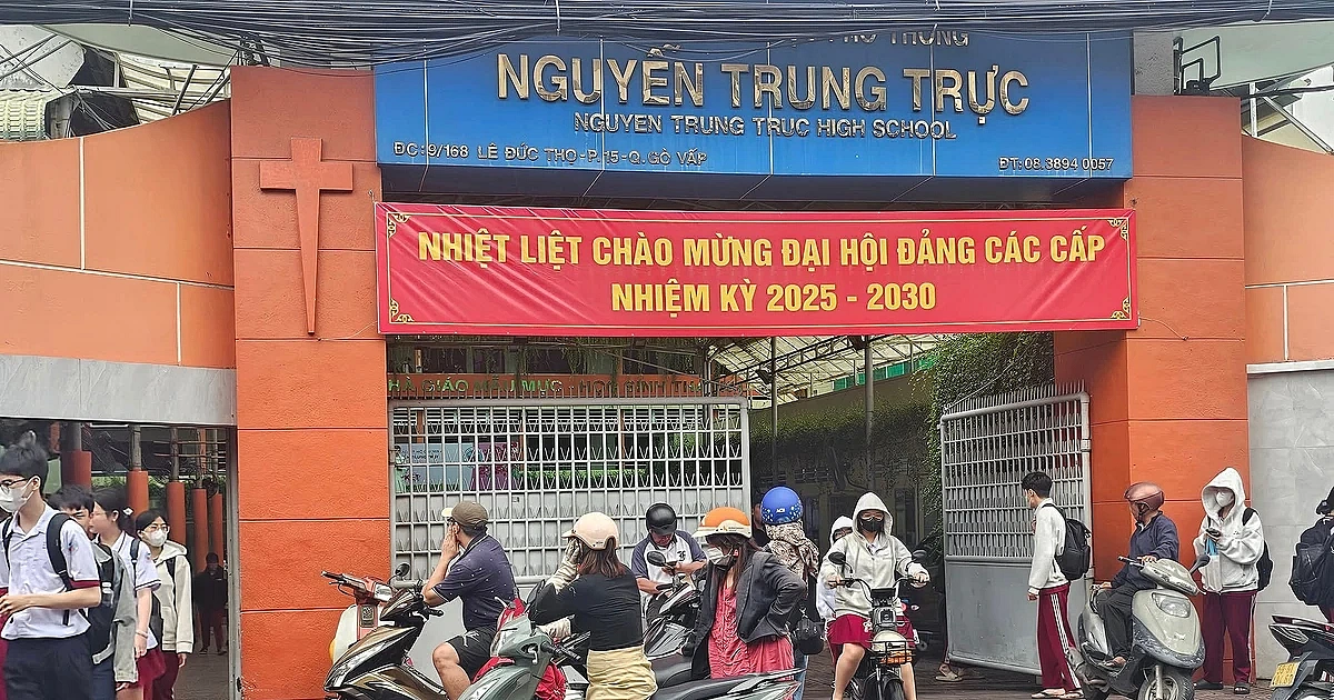 Hai lớp 12 nói phải đóng tiền ôn thi, Hiệu trưởng THPT Nguyễn Trung Trực nói gì?