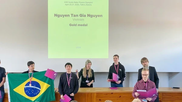 Học sinh Việt Nam đoạt 4 huy chương Olympic Vật lý Bắc Âu - Baltic 2025