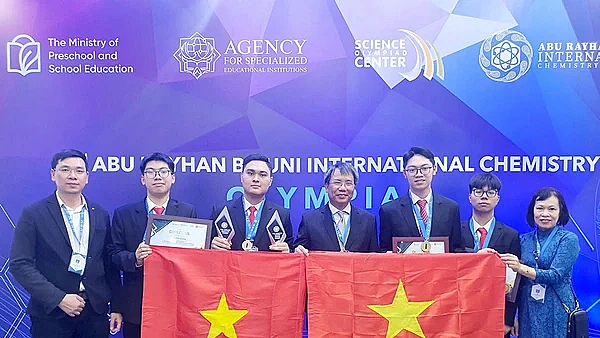 Việt Nam đạt thành tích xuất sắc tại Olympic Hóa học quốc tế Abu Rayhan Biruni