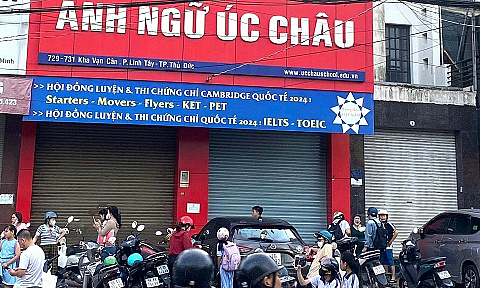 Xem xét đình chỉ hoạt động Trung tâm ngoại ngữ Úc Châu